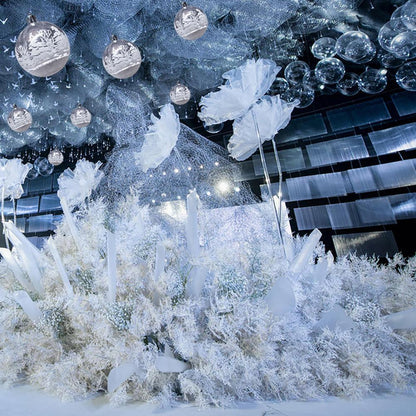 Christmas ball boxed painted ball ornament set hanging