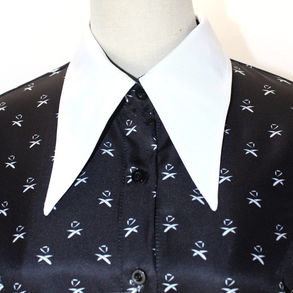 Costume Halloween Wednesday Adams Black Dress