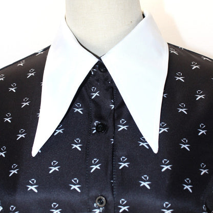 Costume Halloween Wednesday Adams Black Dress